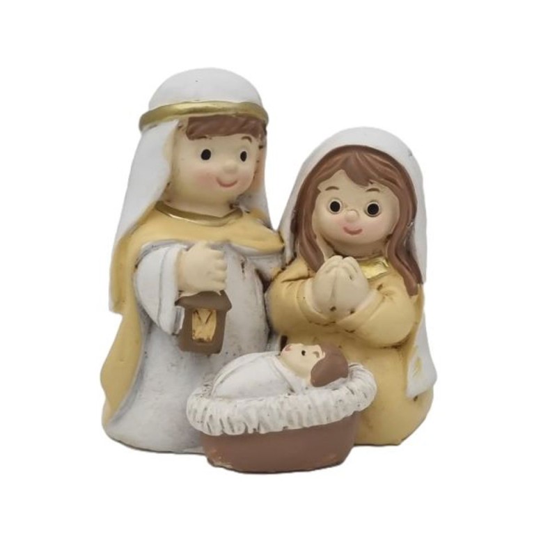 Mini nativité enfantine 6.2cm 2 modèles résine