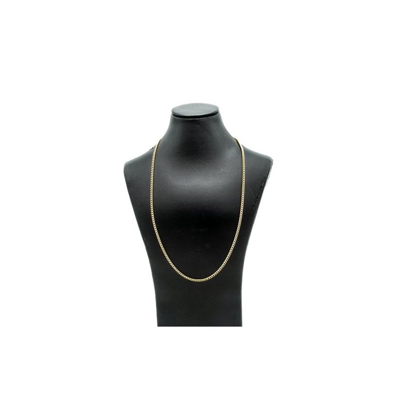 Chaine en métal doré. 60 cm