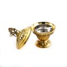 Gouden brander. 27 cm