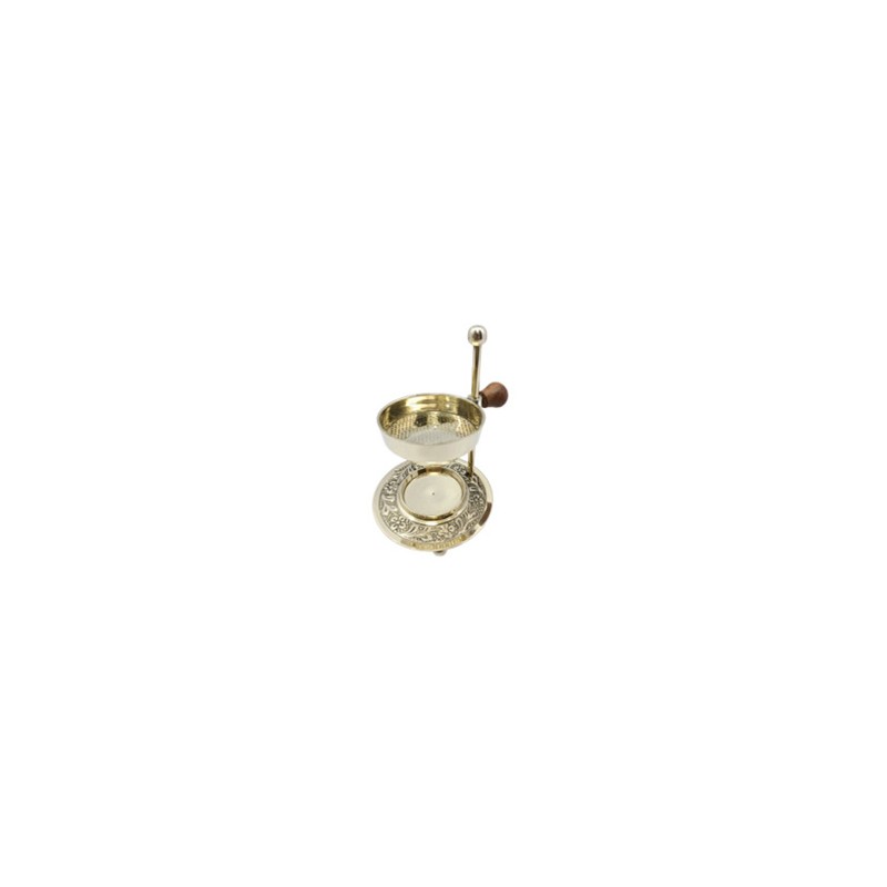 Brûleur Grill 11x7cm hauteur réglable laiton poli