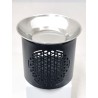 Stalen kom 8x8cm grillbrander