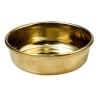 Bol brûleur huile essentielle acier Inox doré D:5.5cm 35ml