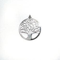 Rhodium Silver Lifestyle-hanger. 30 mm