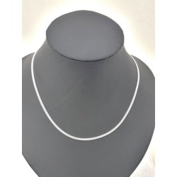 Chaîne panzer en argent. 36 cm