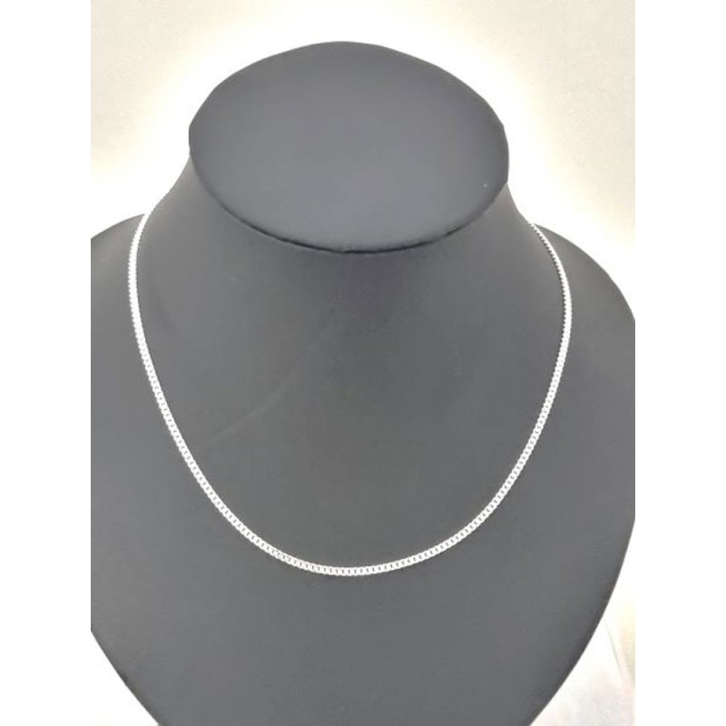 Chaîne panzer en argent. 36 cm