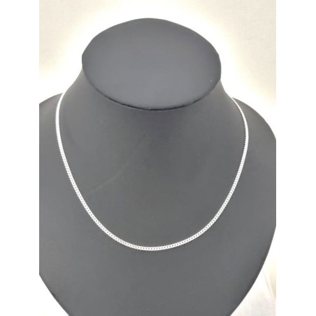 Chaîne panzer en argent. 36 cm