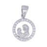 Pendentif Vierge et Enfant Argent S925