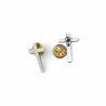Pins Cross of the Flat Metal Flat