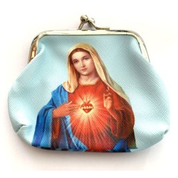 Gevallen met Heilig Harten Hart met Clip Style Portefeuille 