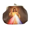 Etuis à chapelets Christ Miséricordieux avec clip style porte monnaie 