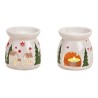 Fotofhhor voor T-Licht Porselein Deco Noel 10x10x11 cm