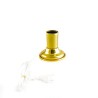 Gouden ondersteuning voor lamp. Socket E27. 220v