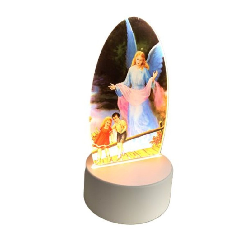 Veilleuse LED 5v USB Ange gardien (alimentation USB 220v-5v fourni)