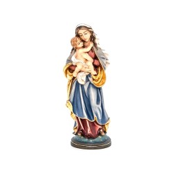 Statue de la Vierge Enfant en bois. 15 cm