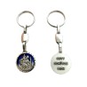St. Christophe Metal Sleutel Gate Geëmailleerd Blauw / Gott Schütze Dich