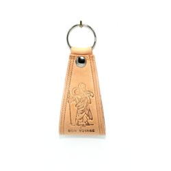 Sleutelhanger van Saint Christophe Leather met registratie FR