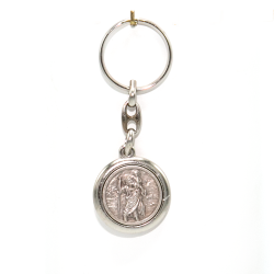 Sleutelhanger van St Christophe Metal