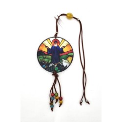 Pendentif pour voiture St Charbel 88mm