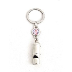 Porte-clés sifflet métal