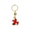 Colombe sleutelhanger in metaal en email