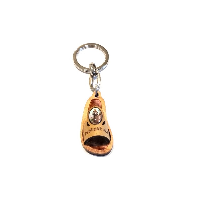 Porte-clés sandale de St François