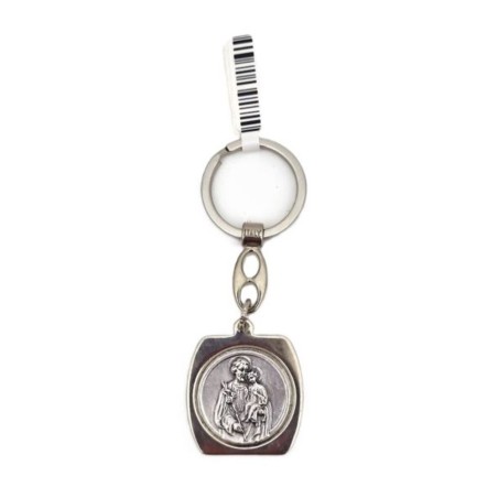 Porte-clés de Saint Joseph métal