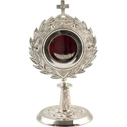Zilver Östensoir. 27 cm hoog