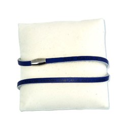 Lederen armband met registratie 