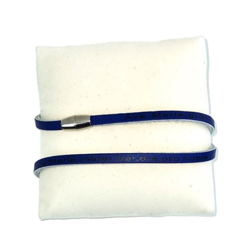 Lederen armband met registratie 