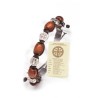 St Benoit natuurlijke houten armband op touw
