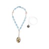 Rozenkrans Imit Madré Blue Pearl Ste Anne met Angel Caller