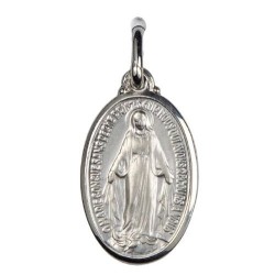 Medaille Argent S925 Relief Miraculeuse