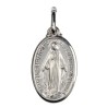 Medaille Argent S925 Relief Miraculeuse