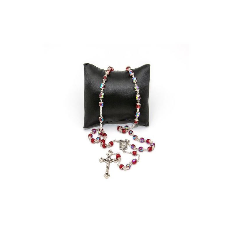 Chapelet grenat avec des corolles