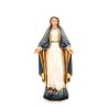 Statue de la Vierge Miraculeuse en bois. 20 cm