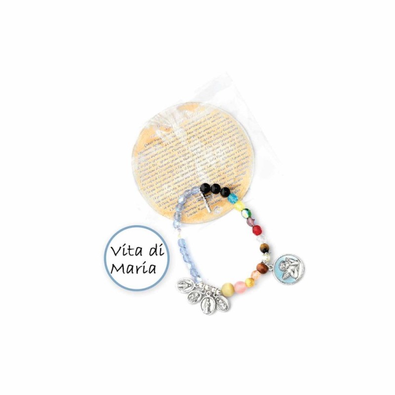 Bracel. semi cristal élastique Maria
