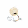 Bracel. semi cristal élastique Maria