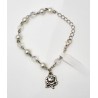 Armband met parels en steentjes