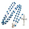 Blue 6mm Glass Beads Rozenkrans