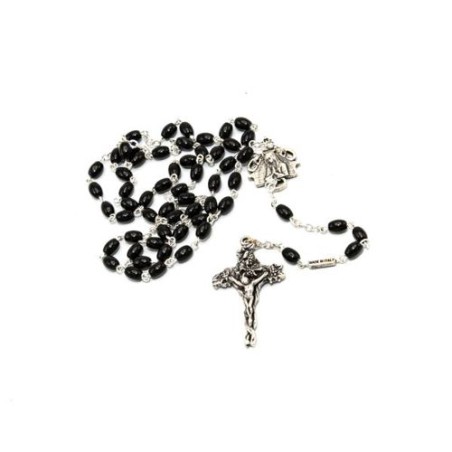 Black Bohemian Crystal Banner Rozenkrans