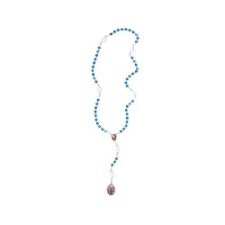 Chapelet perle semi cristal Marie qui défait les noeuds