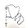 Rozenkrans van het Jubileum 2025 Pearl Glass Blue 3mm 