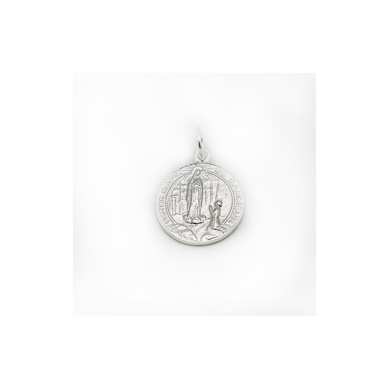 Médaille de l'Apparition de Banneux en argent. 14 mm