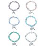 Armband S. Benoit Elastische Kralen Crystal DIM-kleur