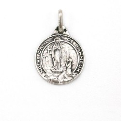 Médaille de l'Apparition de Banneux en argent. 15 mm