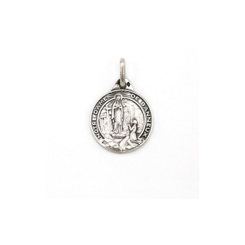 Médaille de l'Apparition de Banneux en argent. 15 mm