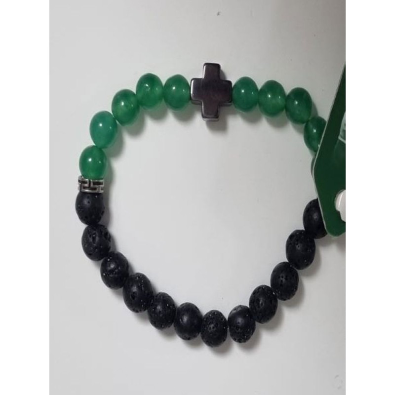 Diverse minerale stenen armband