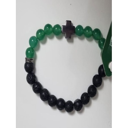 Diverse minerale stenen armband