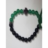 Diverse minerale stenen armband