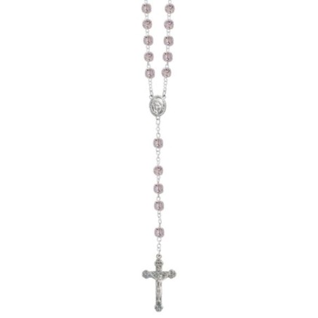 Rozenkrans kralen Crystal 8mm Rose